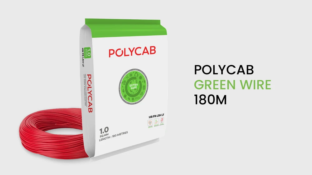 Polycab Greenwire+ 180M Bulk Coil